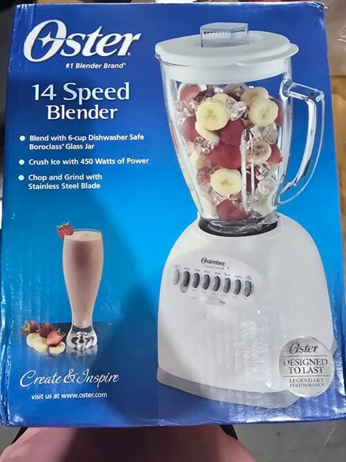OSTER LICUADORA 14 VELOCIDADES Blanca