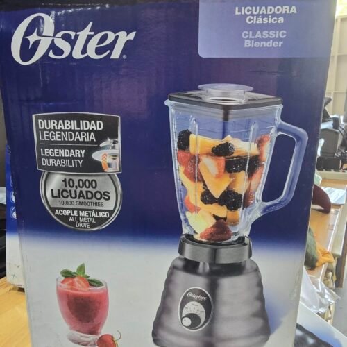 Oster 3 Speed Chrome (Heavy Duty) Blender Stainless Steel  OSTER LICUADORAS GRIS /BLSTBG4655ZN