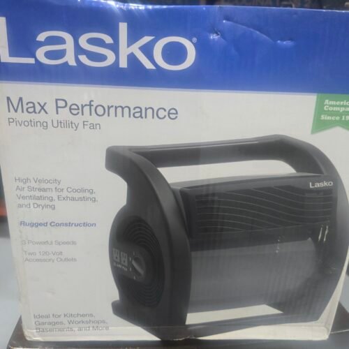 LASKO ¬ ABANICOS NEGRO Y GRIS DE PISO / 128 max performance