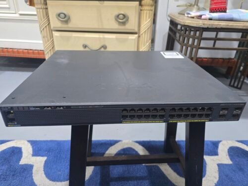 Conmutador Catalizador 24 puertos Cisco WS-C2960X-24PS-L -24-POE PUERTO