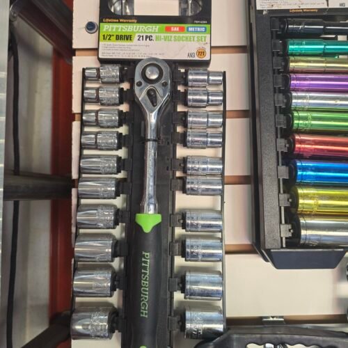 PITTSBURGH 1/2 21 pc. hi-viz sokert set / 62304