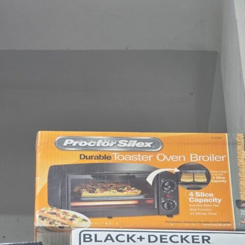 PROTOR 4 SLICE TOASTER OVER BOILER BLACK / 31118N