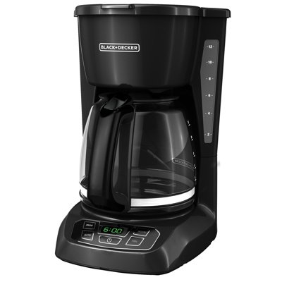 CAFETERA BLACK&DECKER CM1105B 12 TAZAS NEGRA DIGITAL