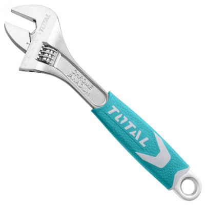LLAVE AJUSTABLE TOTAL THT101106 10" CON GRIP