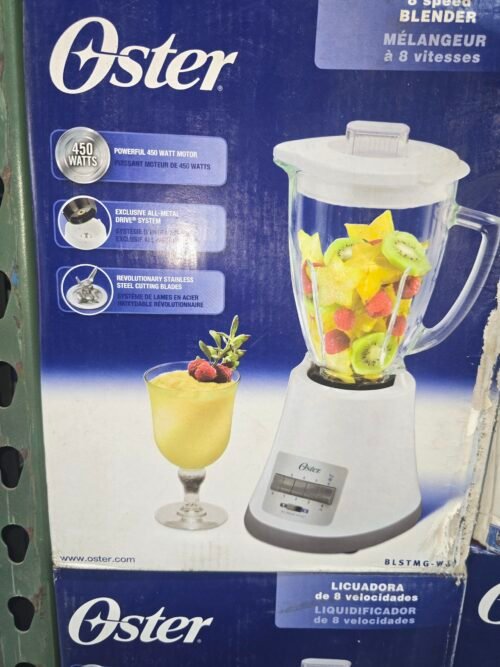 OSTER BLENDER WHITE / BLANCA 8 SPEED /BLSTMG-00