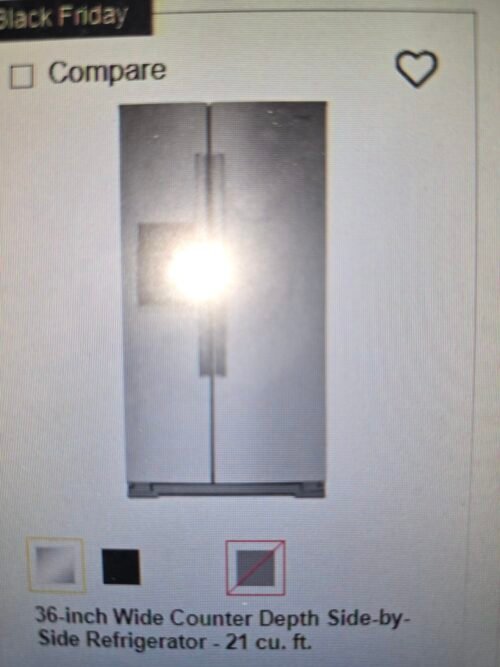 Whirlpool 24.6 Cu. Ft. Side-by-Side Refrigerator with Water and Ice Dispenser - Stainless Steel