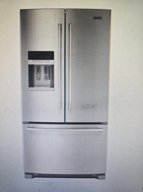 MAYTAG 36-INCH WIDE SIZE -BY- SIZE REFRIGERATOR WITH EXTERIOR ICE AND WATER DISPENSER - 25 CU. FT. ss / MSS25C4MGZ
