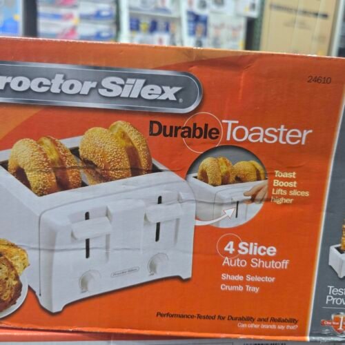 Proctor Silex 4 Slice Toaster White / 24610