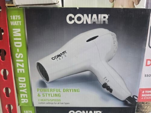 CONAIR / SECADOR DE PELO 1875 Watts Mid-Size Dryer 2 Heats Speeds /247VHN