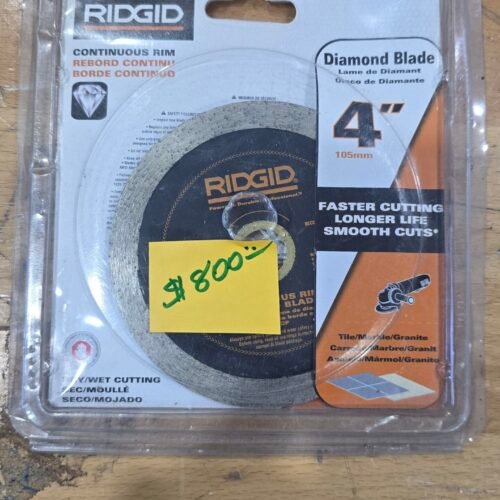 RIDGID DIAMOND BLADE 4´ / POWER DURABLE PROFECCIONAL / CT40CO