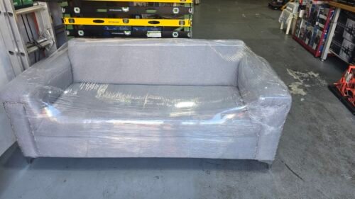 MUEBLE Tapicería de Lino Gris
