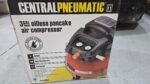 CENTRAL PNEUMATIC  3 GAL OILLESS PANCKE AIR COMPRESSOR / 60637