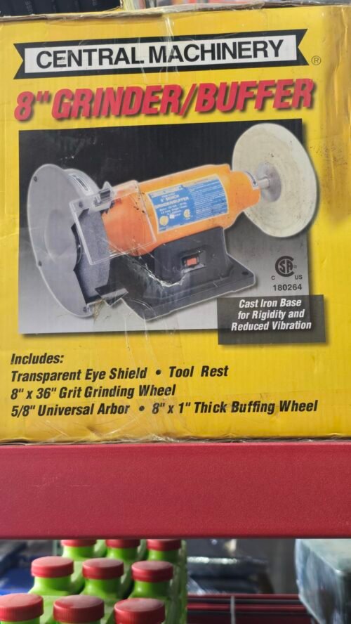 CENTRAL MACHINERY 8´GRINDER/BUFFER 180264