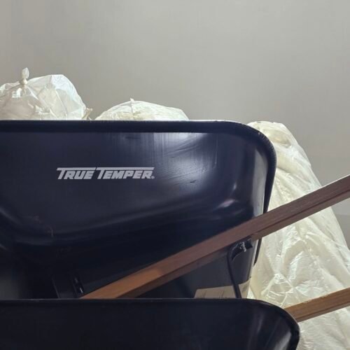 CARRETILLA TRUPER TEMPER -6N NEGRA MANGO MADERA RUEDA AIRE REFORZADA