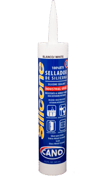 SELLADOR CANO INDUSTRIAL 100% RTV SILICON 10.3 OZ CLEAR / TRANSPARENTE /004877