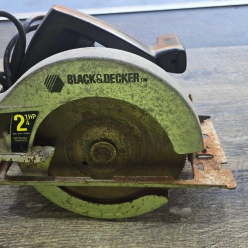 Sierra circular eléctrica con cable Black & Decker 7392 7 1/4"" 5 amperios S10 2 1/4 hp
