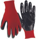 Grease Monkey Guantes de Trabajo Recubiertos de Nitrilo 15 Pares/GUANTES ROJO /25227