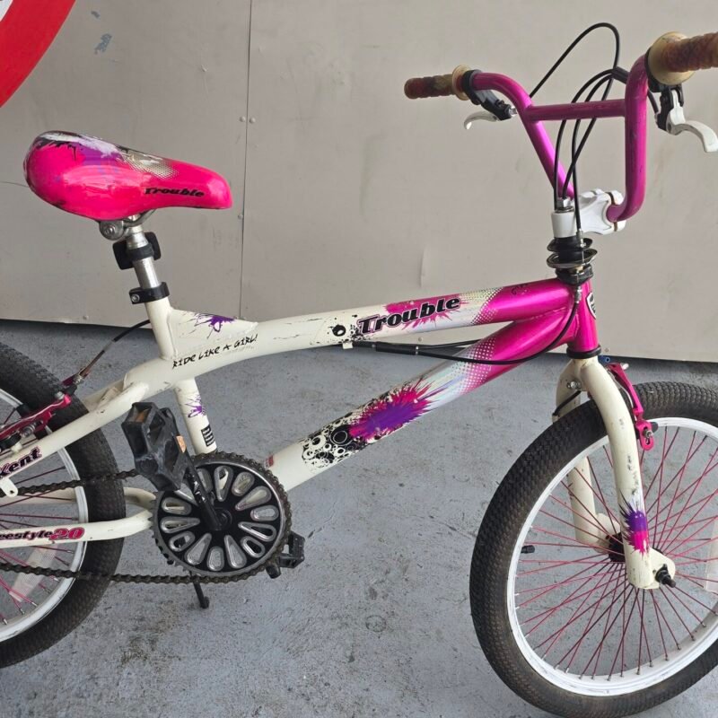 BICICLETA  20"  TROUBLE RIDE LIKE GIRL