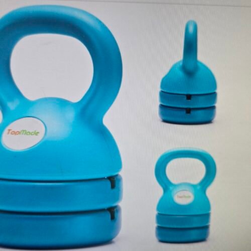 TopMade Pesa rusa ajustable – Juego de pesas rusas de 5, 8, 9,12 libras para gimnasio en casa, entrenamiento balístico, de hierro fundido, juego de pe