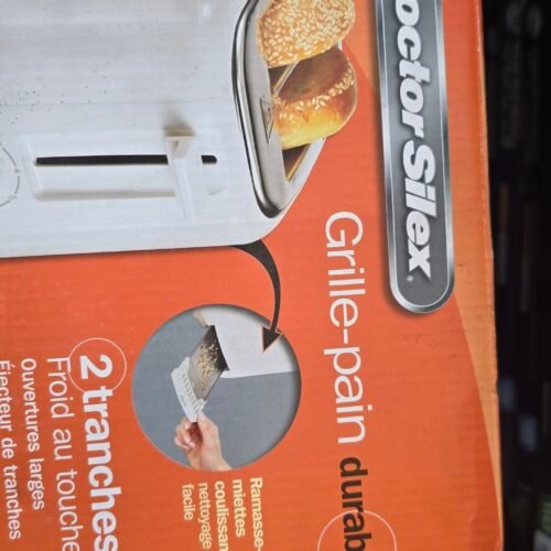 Proctor Silex 2 Wide Slot (Fit Bagles) Toaster White / 22216