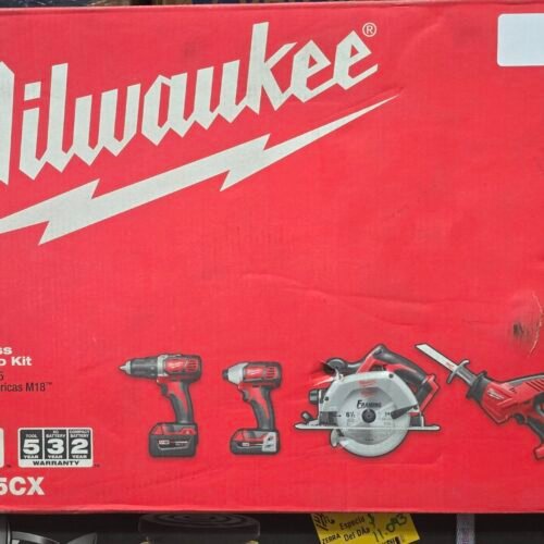 Milwaukee 2695-25CX M18 - Kit combinado inalámbrico de iones de litio, 5 herramientas, 18 voltios