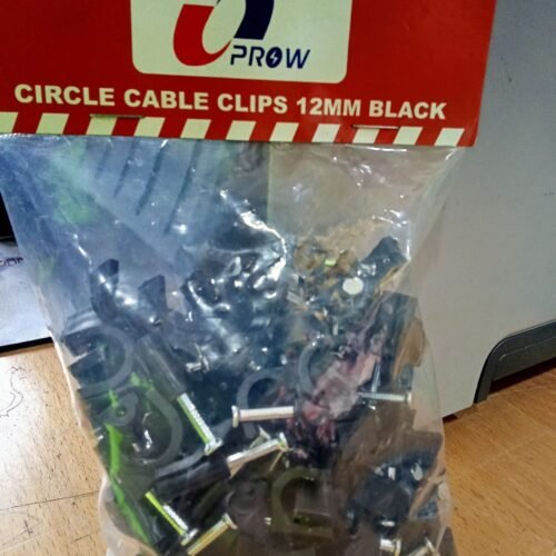 CLIPS /GRAPA   PARA CABLE/12MM/100PCS