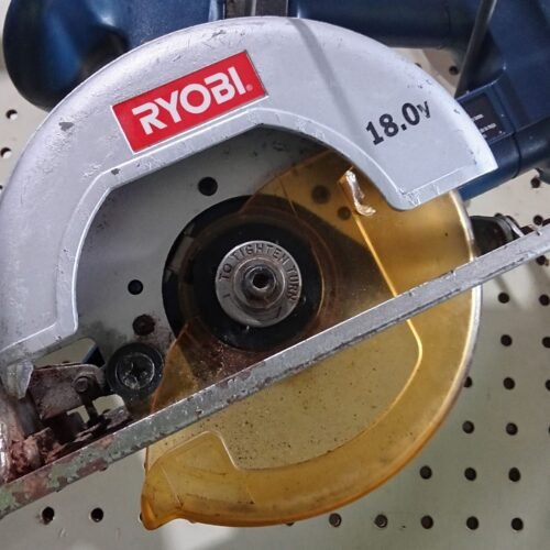 RYOBI  P501  AZUL Y SILVER / SIERRA CIRCULAR