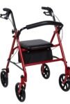 SILLA ORTHOPEDICA ROJO  CON NEGRO