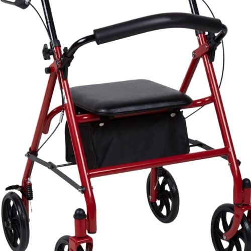 SILLA ORTHOPEDICA ROJO  CON NEGRO