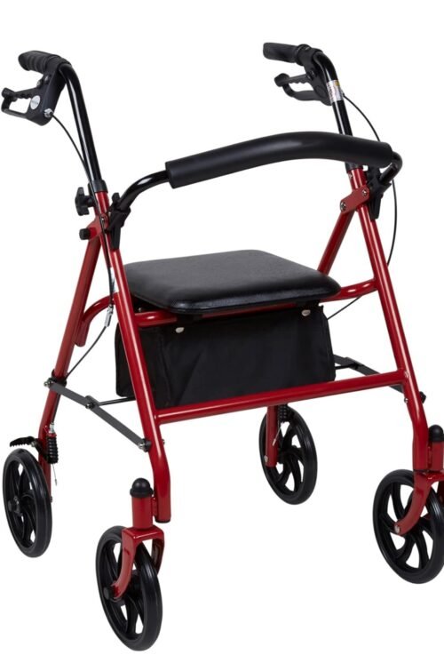 SILLA ORTHOPEDICA ROJO  CON NEGRO