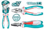 ALICATE ELECTRICISTA TOTAL THT210706S 7" ALTA PALANCA CRV MANGO TRICOLOR /058741