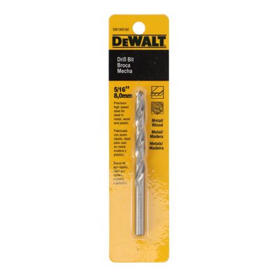 BARRENA DEWALT DW130516C HSS 5/16" METAL/MADERA /039394
