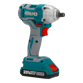 LLAVE IMPACTO TOTAL UTIRL2038 1/2" INALAMBRICO 20V 300NM 2 BAT+CARG+MALETIN / 065348
