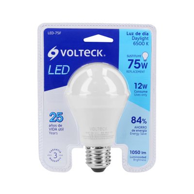 BOMBILLO VOLTECK LED-75F A19 E27 12W 6500K 46860 /056957