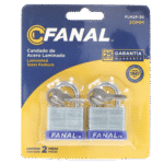 CANDADOS AMAESTRADOS FANAL FLM2P-30 LAMINADOS 30 MM JUEGO DE 2 / 061343