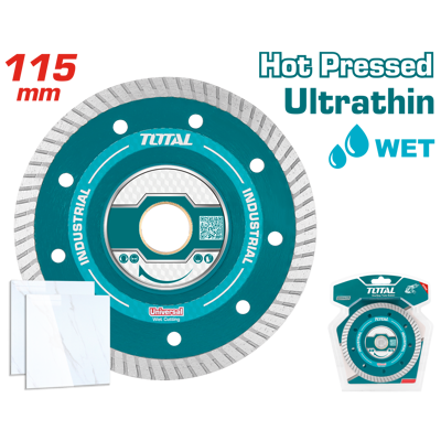 DISCO DIAMANTADO TOTAL TAC2131151HT 4-1/2" TURBO ULTRA FINO /063773