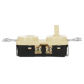 SWITCH TOMA CORRIENTE PROW PBE-2 TIERRA 15A 120V MARFIL / 060396