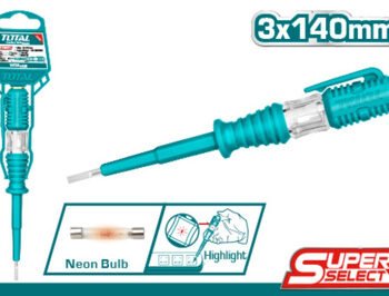 TESTER TOTAL THT291408 TIPO LAPIZ AC 100-500V PLANO 3X140MM/058994