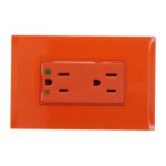 TOMA CORRIENE BTICINO AF2228NRJ NOBILE DOBLE 15A 127V NARANJA/055600