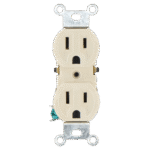 TOMA CORRIENTE PROW PBE-6B DOBLE EMPOTRABLE TIERRA MARFIL 15A 125V/060361