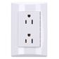 TOMA CORRIENTE PROW PBK-U105 DOBLE BLANCO 15A 120V /064929