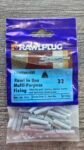 TARUGO DE PLASTICO RAWLPLUG 67-626  5X25MM. PLAST 3 / 012325