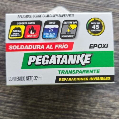 PEGATANKE TRANSPARENTE EPOXICO SOLDADURA AL FRIO