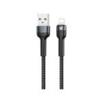 CABLE DE DATOS TRENZADO DE ALEACIÓN DE ALUMINIO 2.4A, SERIE JANY, REMAX RC-124I
