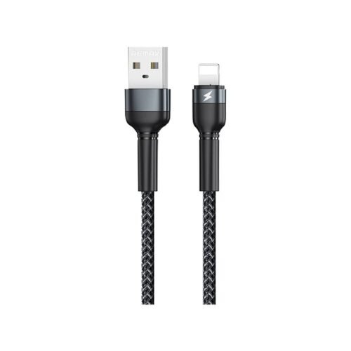 CABLE DE DATOS TRENZADO DE ALEACIÓN DE ALUMINIO 2.4A, SERIE JANY, REMAX RC-124I