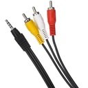 CABLE 3.5 TO 3RCA VCOM REF: CV213-1.8