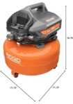 Ridgid 6 galones 150 PSI compresora eléctrica para mantenimiento portátil.