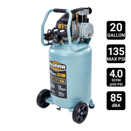 Mc GRAW 20 GALLON OIR LUBE VERTICAL
