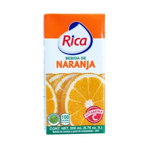 Rica Jugo de Naranja 24 Unidades / 200 mL / 6.7 oz/470790