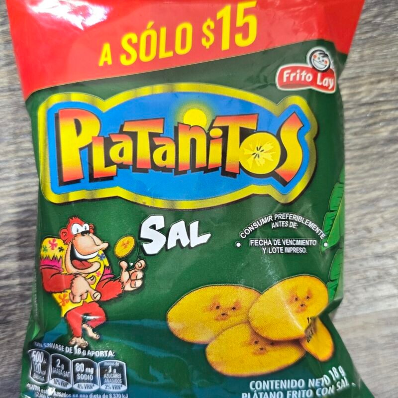 PLATANITOS SAL 18 g .